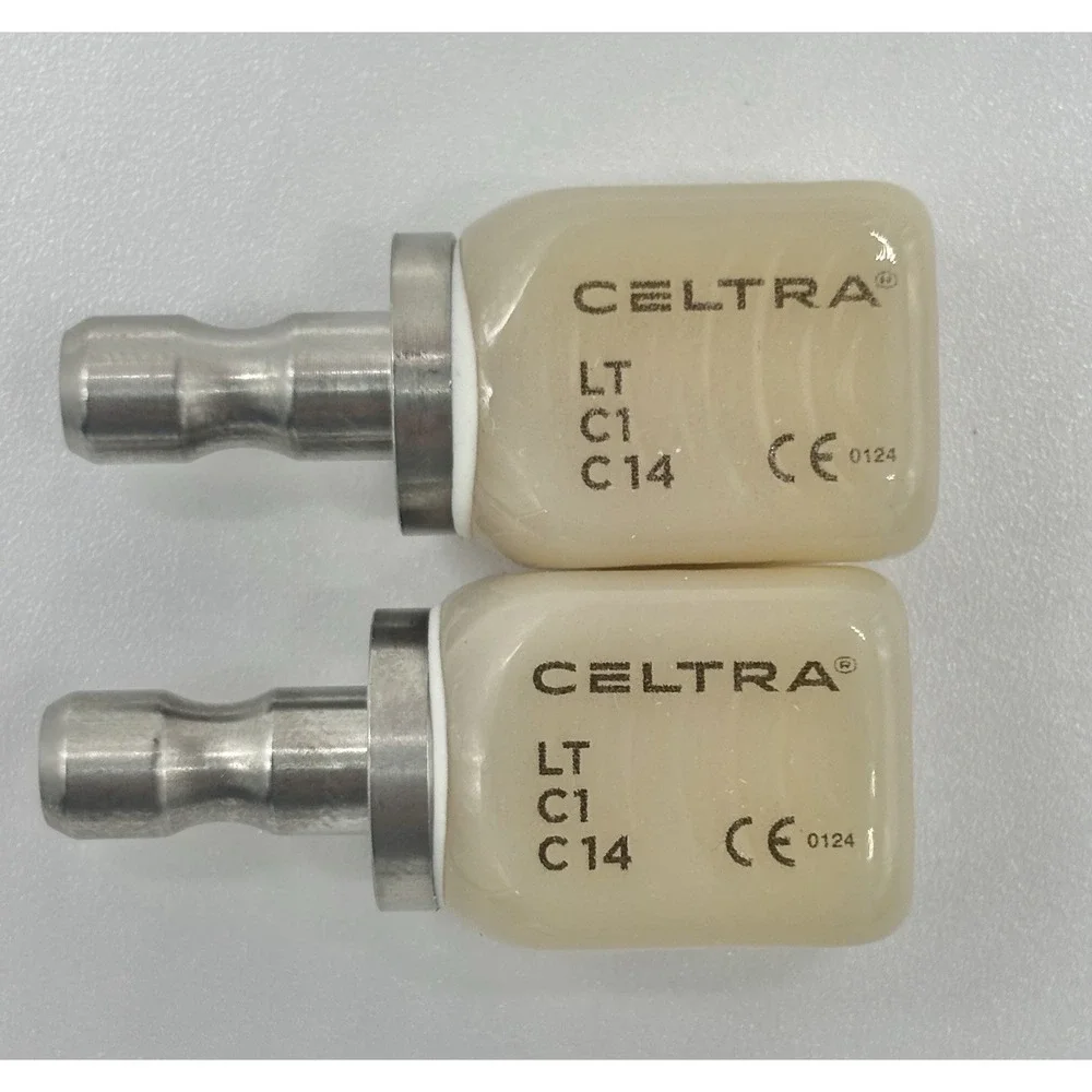 Dentsply Sirona Celtra Duo‎ LT C1 C14 CAD CAM Dental Blocks 2 Pack